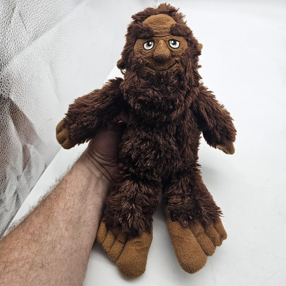 Stuffed Animal House Bigfoot Sasquatch Plush Stuffed Animal Toy Small Brown Cute